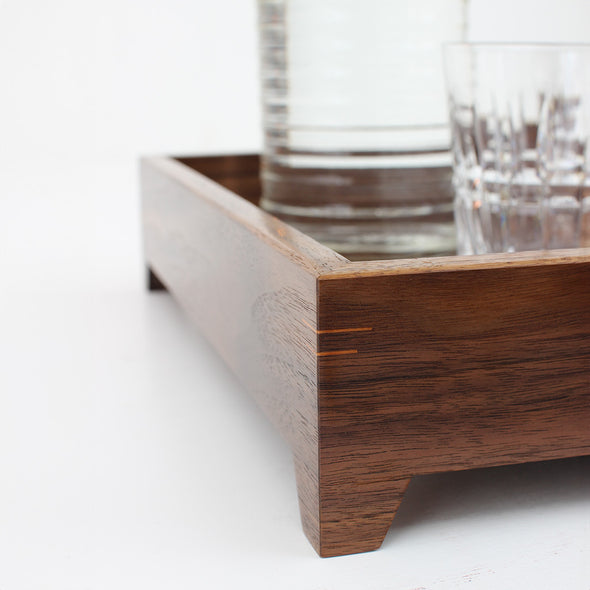 Walnut & Pear Serving Tray - Handmade to Order