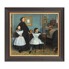 Portrait de famille, &nbsp;1858 et 1869
Edgar Degas (1834 - 1917)Also known as The Bellelli Family, Degas' father's sister, Laure, with her husband, the baron Bellelli (1812-1864) and her two daughters, Giula and Giovanna.Boutiques de musées print in a matt-black scooped frame with a real gold-leaf slip, and real glass glazing.