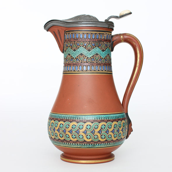 Terracotta Jug by Christopher Dresser