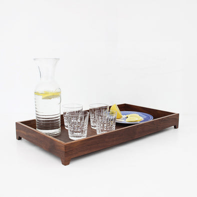 Walnut & Pear Serving Tray - Handmade to Order