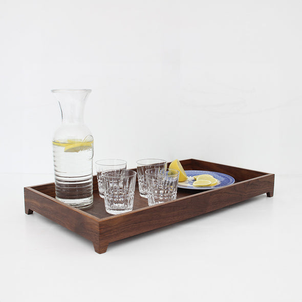 Walnut & Pear Serving Tray - Handmade to Order