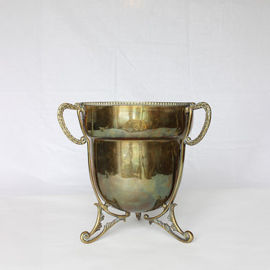 Antique Brass Plant Pot