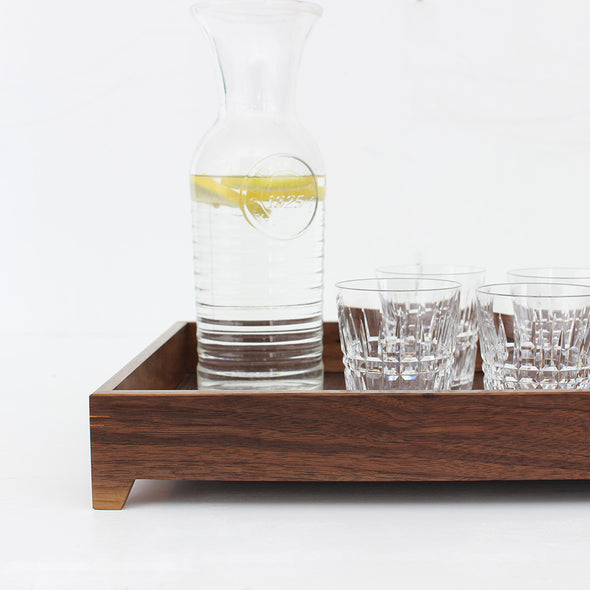 Walnut & Pear Serving Tray - Handmade to Order