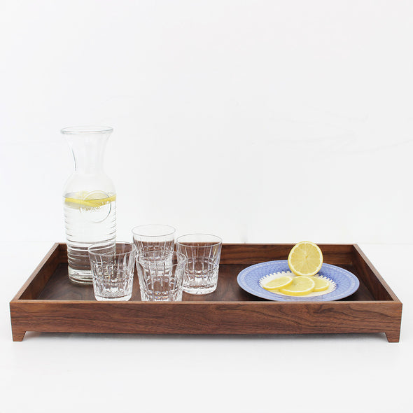 Walnut & Pear Serving Tray - Handmade to Order