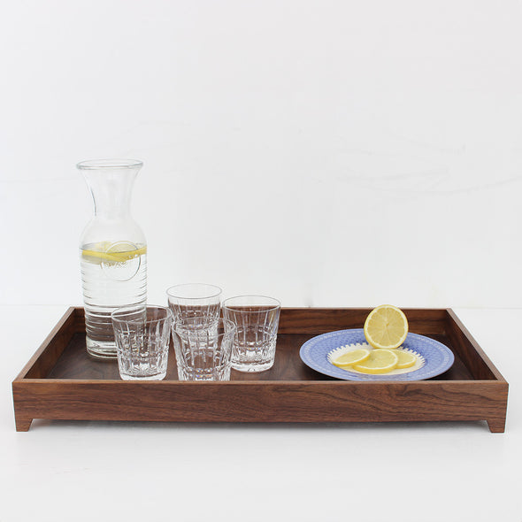 Walnut & Pear Serving Tray - Handmade to Order