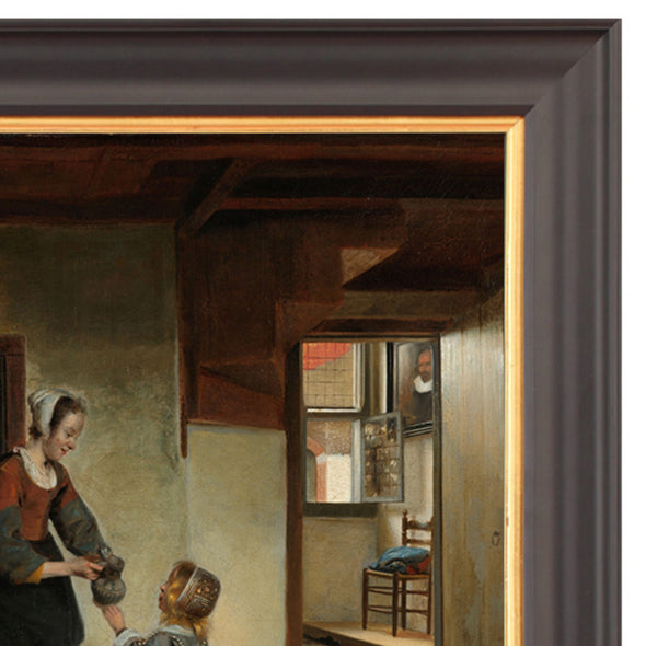 A Maid with a Child in a Pantry by Pieter de Hooch