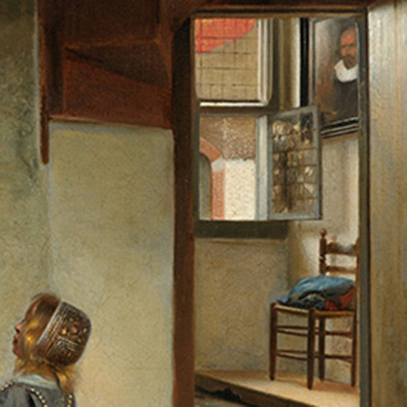 A Maid with a Child in a Pantry by Pieter de Hooch