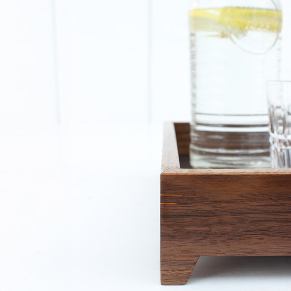 Walnut & Pear Serving Tray - Handmade to Order