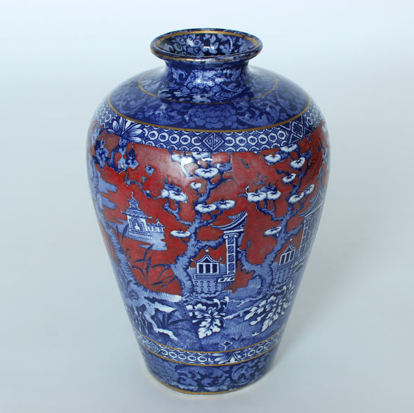 J.Kent Ye Old Foley Ware Fenton Chinoiserie Vase