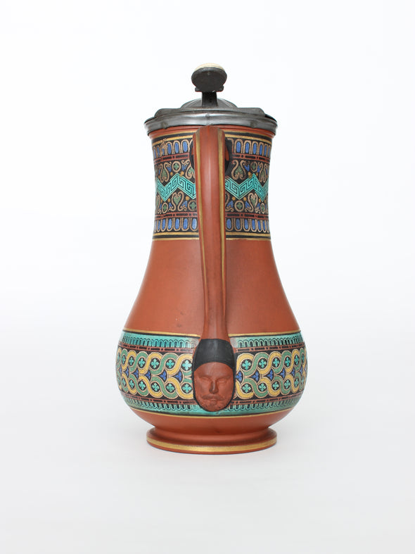 Terracotta Jug by Christopher Dresser