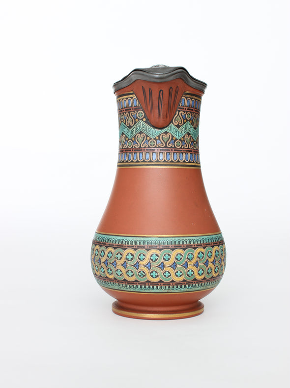Terracotta Jug by Christopher Dresser